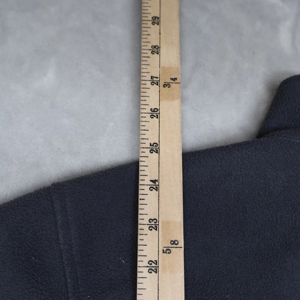 North Face Jacket Mens‎ Small Black Windwall Fleece Full Zip Wind Resistant Warm